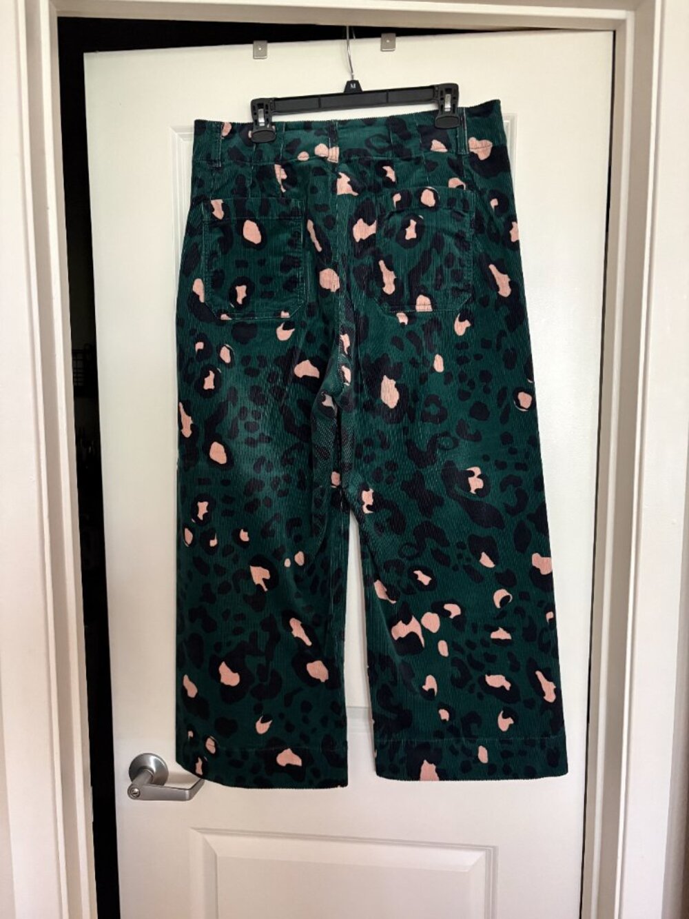Maeve, The Colette, Corduroy Leopard Cropped Pants, Size 32 - Picture 2 of 3